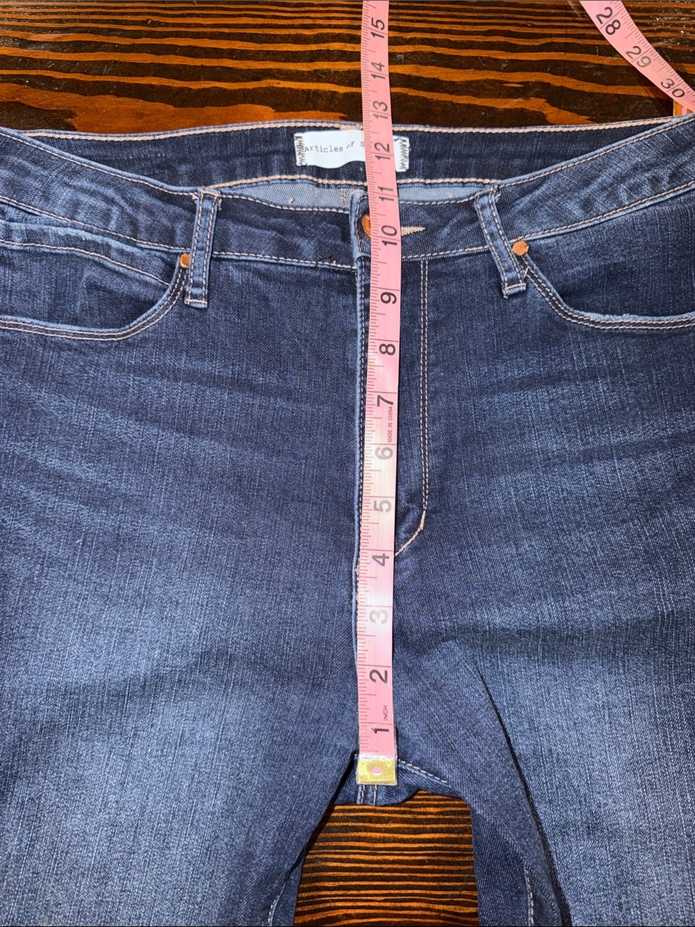 Articles of Society Dark Blue Stretch Skinny Jeans size 28 waist - Picture 7 of 8
